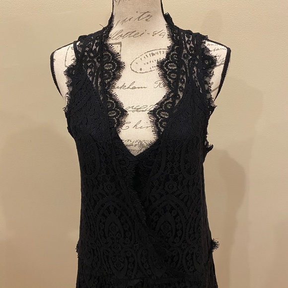 Free People Women’s Heart in Two Lace Mid Dress - Picture 1 of 11